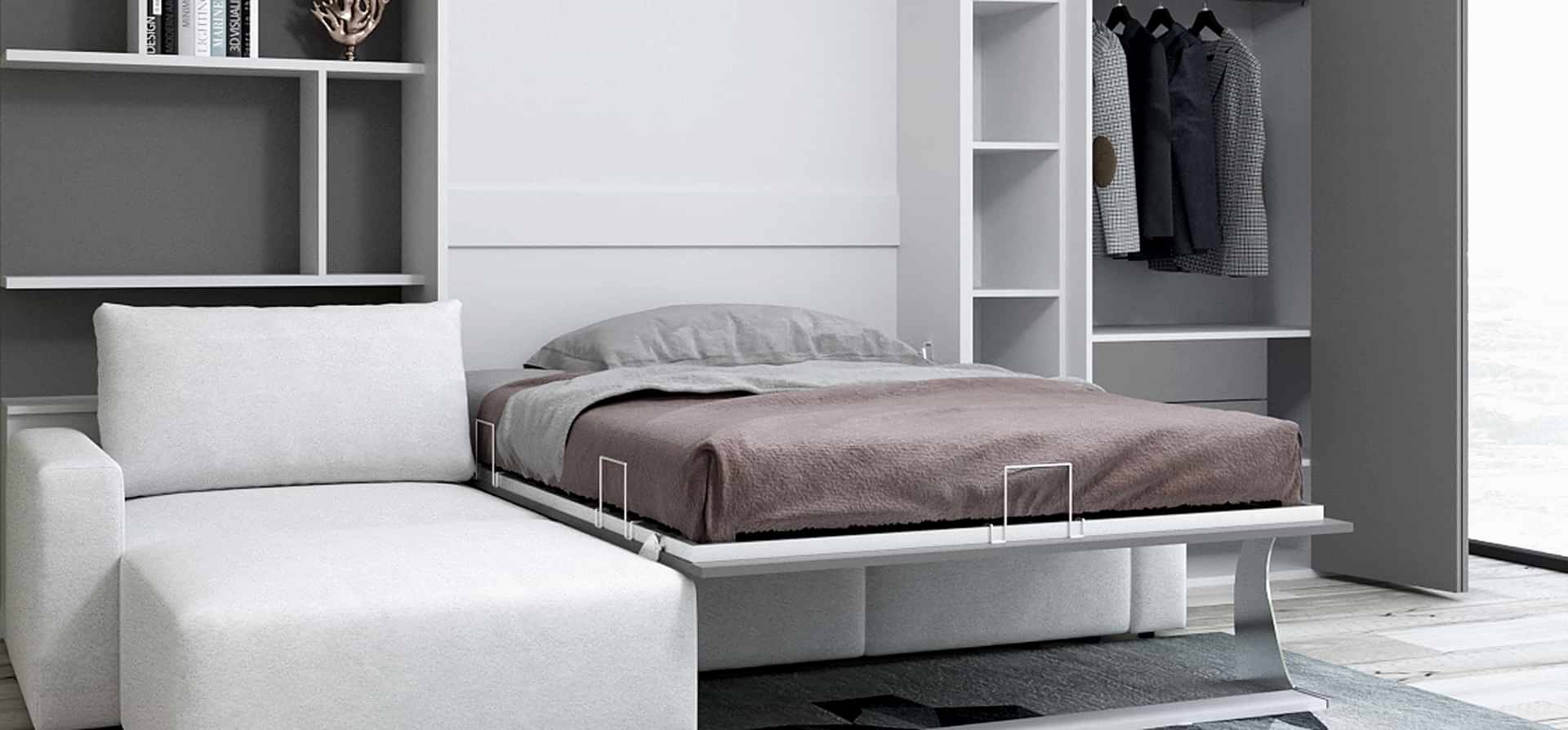 dik açılır duvar yatağı